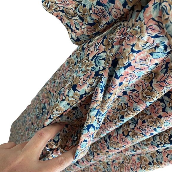 Blake Elizabeth 12 Vintage Dress Floral Print Long Sheath Flowy VTG - Picture 8 of 12